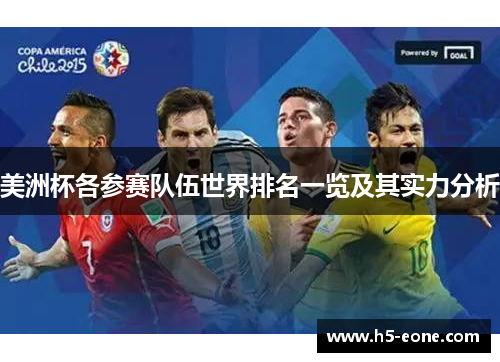 美洲杯各参赛队伍世界排名一览及其实力分析