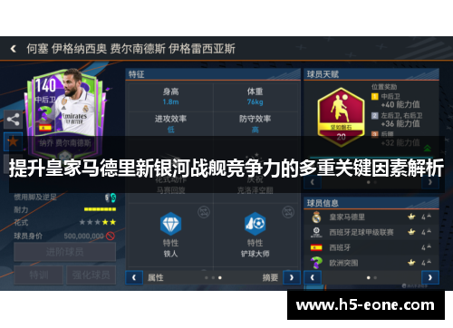 提升皇家马德里新银河战舰竞争力的多重关键因素解析
