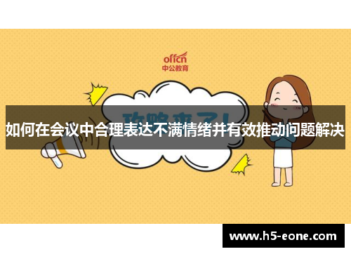 如何在会议中合理表达不满情绪并有效推动问题解决