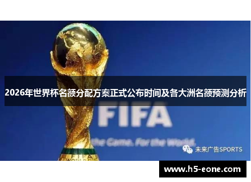 2026年世界杯名额分配方案正式公布时间及各大洲名额预测分析